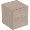 Image de Keramag Geberit One Armoire latérale avec Deux tiroirs, 45x49,2x47cm, 505.077.00; Coloris: Chêne/mélamine Structure Bois