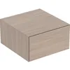Image de Keramag Geberit One Armoire latérale avec Un tiroir, 45x24,5x47cm, 505.078.00; Coloris: Chêne/mélamine Structure Bois