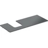 Image de Geberit Plan de lavabo One 120x2x47cm, AS L, SZ, marbre noir/mat