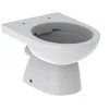 Image de Geberit Renova Nr.1 WC au sol, chasse deau basse, sans rebord, sortie horizontale, forme partiellement fermée, 500.480.01.8, Couleur: blanc