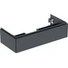 Image de Geberit Meuble sous lavabo One 103,6x50,4x47 cm, mat noir, 1 tiroir
