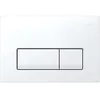 Image de Geberit Delta 50 Plaque de déclenchement mécanique pour réservoir de chasse d'eau 24,6 x 4,6 x 164 cm Blanc alpin