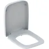Image de Siège de WC Geberit Renova Plan, abaissement automatique, fixation depuis dessus, charnières Quick-Release, 500.832.00.1