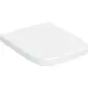Image de Geberit Abattant WC Renova Plan ek, fixation avant, avec Quick-Release, avec frein, blanc