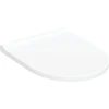 Image de Geberit Abattant WC Acanto S. MS vc, avec frein de chute, amovible, blanc