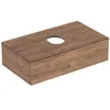 Image de Geberit VariForm meuble sous-lavabo à poser, un tiroir, surface de rangement, siphon, largeur 90 cm, 501.168.00.1, Couleur: blanc