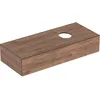 Image de Geberit VariForm, meuble sous-lavabo à poser, deux tiroirs, surface de rangement, siphon, largeur 135 cm, 501.180.00.1, Couleur: blanc