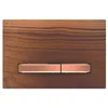 Image de Plaque de commande Geberit Sigma50 pour rinçage à 2 quantités, couleur métal rouge-or, 115.670.JX.2, Couleur: Noyer américain