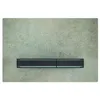 Image de Geberit Plaque de Commande Sigma50, pour rinçage à 2 quantités, Couleur métal Noir chromé, Coloris: Chrome Noir/Aspect béton - 115.671.JV.2