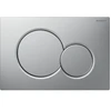Image de Geberit Plaque de commande Sigma 01 mat chromé, pour chasse 2-Mg, plastique