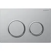 Image de OMEGA20 PLAQUE 2 touches CHROME OP/BRILLANT avec système anti traces de doigts