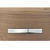 Image de Geberit Plaque de Fixation Sigma50 pour rinçage à 2 quantités, Coloris: chromé/Noyer américain - 115.788.JX.2