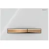 Image de Geberit sigma 50 plaque de commande de double chasse pour WC 24,6x16,4cm blanc