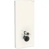 Image de Geberit Module WC mural Monolith Plus H 114 cm, verre satiné gris sable, face alu