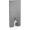 Image de Geberit Monolith PLUS module sanitaire pour WC au sol, 114cm, entrée deau derrière au centre, avec coude de raccordement, 131.233.00.7, Couleur: Grès cérame aspect ardoise