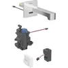 Image de Robinetterie de lavabo Geberit Brenta, saillie 220mm, avec mitigeur thermostatique, alimentation au réseau, pour boîtier de fonction encastré, 116.297.21.1, Couleur: Chromé brillant