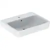Image de Geberit Lavabo Renova Plan 60x48 cm, robinet mitigeur, avec trop-plein, blanc