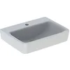 Image de Geberit Renova Plan, lave-mains, 50x38 cm, 1 trou pour robinet, sans trop-plein, 501629, 501.629.00.8, Couleur: blanc