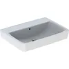 Image de Geberit Renova Plan, lavabo, 65x48 cm, sans trou pour robinetterie, avec trop-plein, 501642, 501.642.00.1, Couleur: blanc mat