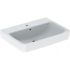 Image de Geberit Lavabo Renova Plan 65x48 cm, mitigeur, trop-plein, blanc