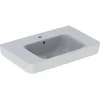 Image de Geberit Renova Plan, lavabo avec tablette, 75x48 cm, 1 trou pour robinet, avec trop-plein, 501694, 501.694.00.1, Couleur: blanc mat