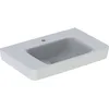 Image de Geberit Renova Plan, lavabo avec tablette, 75x48 cm, 1 trou pour robinet, sans trop-plein, 501695, 501.695.00.8, Couleur: blanc