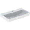 Image de Geberit Lavabo Renova Plan 85x48cm, mitigeur mural, avec trop-plein, blanc