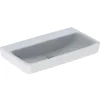 Image de Geberit Renova Plan, lavabo, 85x48 cm, sans trou pour robinet, sans trop-plein, 501701, 501.701.00.8, Couleur: blanc