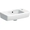 Image de Geberit Renova Compact Lave-mains saillie raccourcie, 450x250mm, avec tablette à gauche, 501.730.01.1, Couleur: blanc