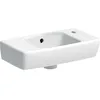 Image de Geberit Renova Compact Lave-mains saillie raccourcie, 450x250mm, avec tablette à gauche, 501.730.01.8, Couleur: blanc