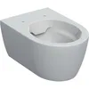 Image de Geberit iCon WC suspendu, chasse deau basse, sans rebord, forme fermée, 6l, 501661, 501.661.00.1, Couleur: blanc