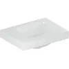 Image de Geberit iCon Light lave-mains, 38 cm x 28 cm, sans trou pour robinetterie, sans trop-plein, surface de pose à gauche, 501831, 501.831.00.4, Couleur: blanc