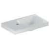 Image de Geberit iCon Light lave-mains, 53 cm x 31 cm, avec trou de robinetterie à gauche, sans trop-plein, surface de pose à gauche, 501833, 501.833.00.2, Couleur: blanc