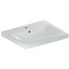 Image de Geberit iCon Light lavabo, 60 cm x 48 cm, avec trou pour robinetterie, avec trop-plein,501834, Couleur: blanc