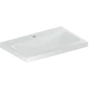 Image de Geberit Lavabo iCon Light 75x48 cm, mitigeur encastré, sans trop-plein, blanc K-Tect