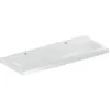 Image de Geberit iCon Light lavabo, 120 cm x 48 cm, avec 2 trous pour robinets, sans trop-plein,501837, 501.837.00.6, Couleur: blanc