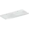 Image de Geberit iCon Light lavabo double, 120 cm x 48 cm, avec 2 trous pour robinets, sans trop-plein,501838, 501.838.00.5, Couleur: blanc