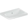 Image de Geberit Lavabo iCon Light 60x42 cm, sans trou de robinet, avec trop-plein, blanc