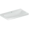 Image de Geberit Lavabo iCon Light 75x42 cm, robinet mitigeur, sans trop-plein, blanc