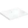 Image de Geberit Lavabo à poser iCon 60x48 cm, évacuation horizontale, avec trop-plein, sans plan de travail, blanc