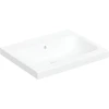 Image de Geberit Lavabo à poser iCon 60x48 cm, sans trop-plein, avec trou robinet, blanc