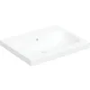 Image de Geberit iCon Light lavabo à poser, 60 cm x 48 cm, sans trou pour robinetterie, avec trop-plein,501847, 501.847.00.4, Couleur: blanc