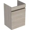 Image de Geberit Renova Plan, meuble sous-lavabo, 1 porte, 43,5x66x34,5cm, 501903, 501.903.00.1, Couleur: Noyer caryer clair/feuille structurée