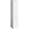 Image de Geberit Armoire haute Renova Plan 39x180x36 cm, 2 portes, 1 tiroir, blanc, laqué brillant