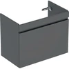 Image de Geberit Meuble sous lavabo Renova Plan 78,2x60,6x44,6 cm, lava, laqué mat