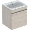 Image de Geberit Ensemble lavabo meuble Renova Plan 55x62,2x48cm, KP N h I P, WT blanc/KeraTe