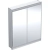 Image de Geberit Armoire à miroir One 75x90x15cm, AL elox., avec ComfortL, 2 portes
