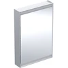 Image de Geberit Armoire miroir One 60x90x15 cm, avec ComL, 1 porte, à droite, alu anodisé