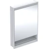Image de Geberit Armoire miroir One 60x90x15 cm, avec N, 1 porte, à droite, blanc/A pb