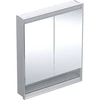 Image de Geberit Armoire miroir One 75x90x15 cm, AL el, avec N + ComL, 2 portes.
